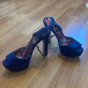 Blue/purple heels